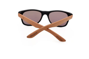 Wayfarer with blue lenses