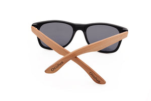 Wayfarer with black lenses