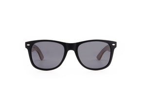 Wayfarer with black lenses