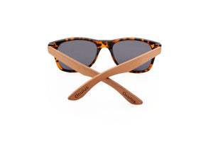 Tori shell wayfarer with black lenses