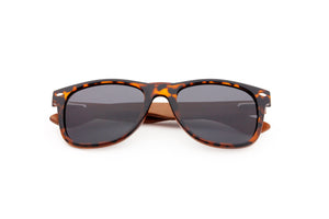 Tori shell wayfarer with black lenses