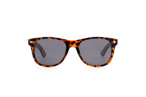 Tori shell wayfarer with black lenses